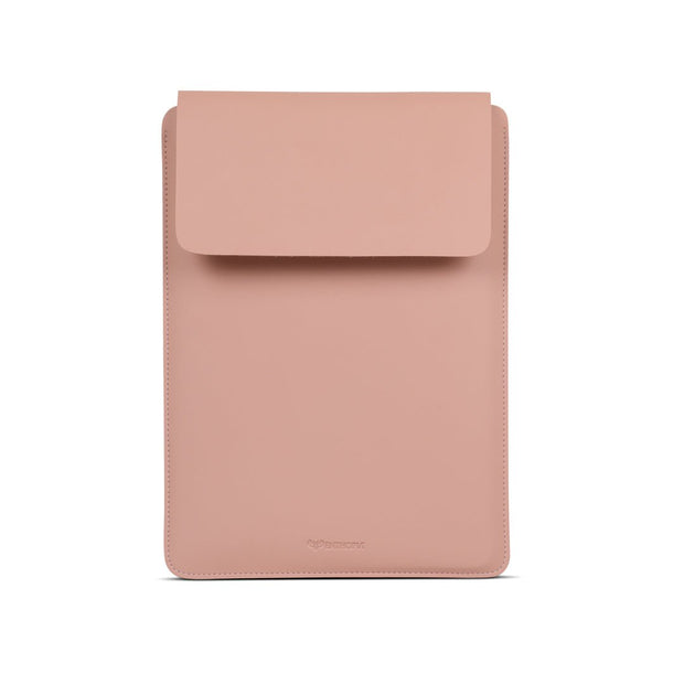 15" Vegan Leather Laptop Sleeve (Nude) - Enthopia