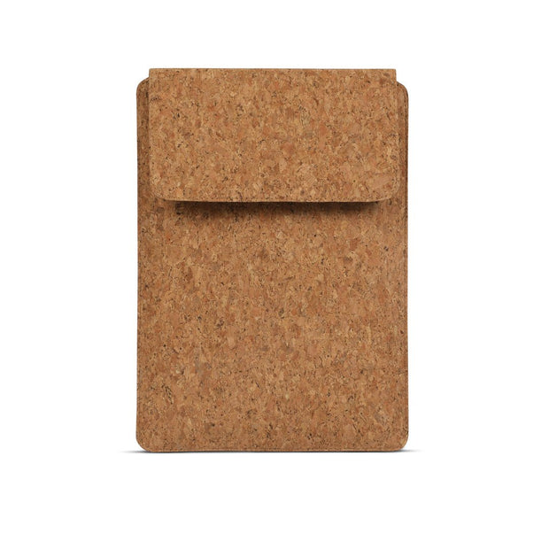 15" Vegan Leather Laptop Sleeve (Plain Cork) - Enthopia