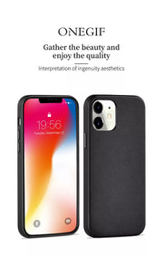 Iphone Faux Leather Case - Enthopia