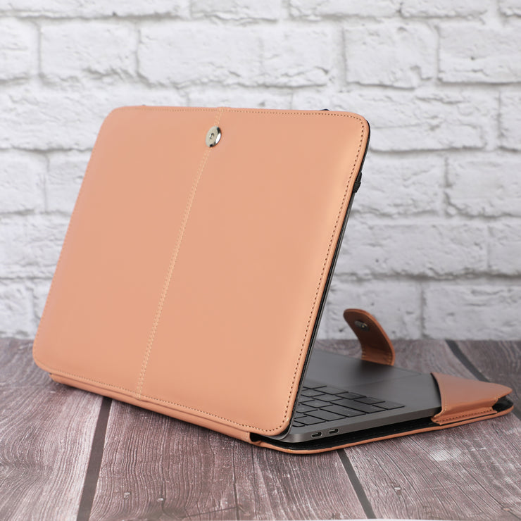 MacBook Pro 13 inch Folio Case (2016-2020 Release A2338 M1 A2289 A2251 A2159 A1989 A1706 A1708) - Vegan Leather - Enthopia