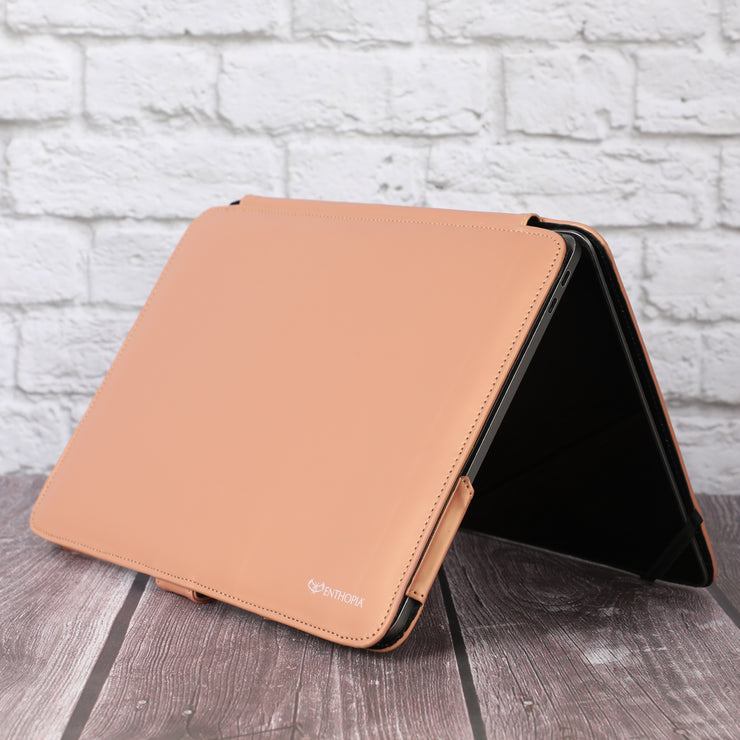 MacBook Pro 13 inch Folio Case (2016-2020 Release A2338 M1 A2289 A2251 A2159 A1989 A1706 A1708) - Vegan Leather - Enthopia