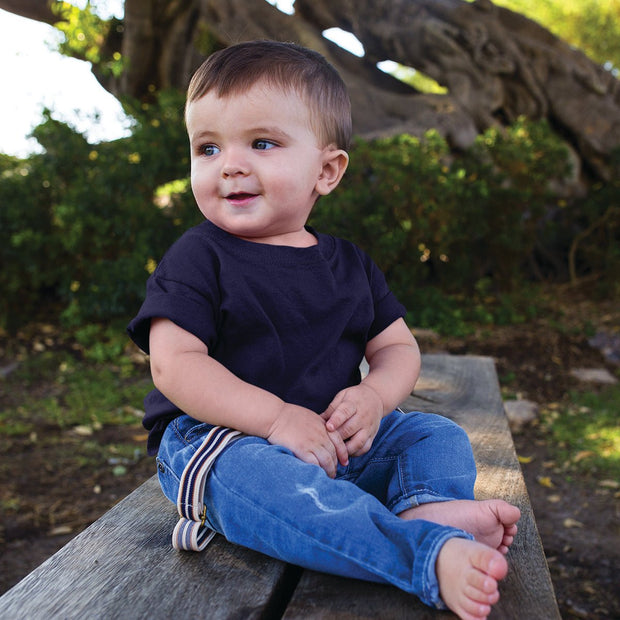 Boys Half Sleeves Round Neck-Plain - Enthopia