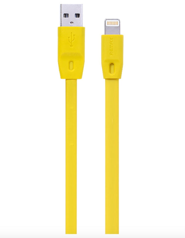 Cable - Lightning Charging Cable For Apple - REMAX 2.1A Flat Cable - 1 Metre - Enthopia