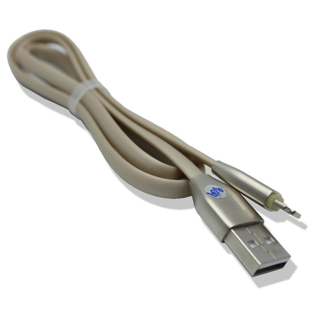 Cable - Lightning Charging Cable For Apple - Remax Knight Data USB Cable with Charging Indicator With Auto Power Cut for to prevent Over Charge - Enthopia