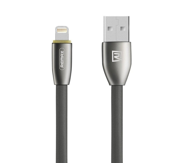 Cable - Lightning Charging Cable For Apple - Remax Knight Data USB Cable with Charging Indicator With Auto Power Cut for to prevent Over Charge - Enthopia