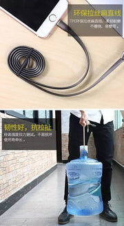 Cable - Lightning Charging Cable For Apple - Remax Knight Data USB Cable with Charging Indicator With Auto Power Cut for to prevent Over Charge - Enthopia