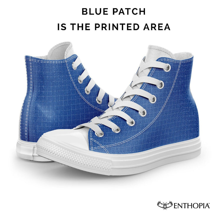 Custom printed sales canvas shoes