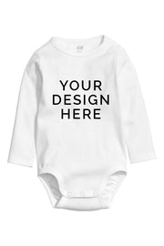 Custom Printed Full Sleeve Onesie Romper Suit - Enthopia