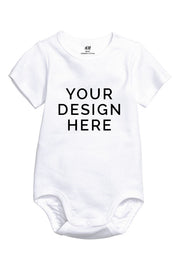 Custom Printed Short Sleeve Onesie Romper Suit - Enthopia