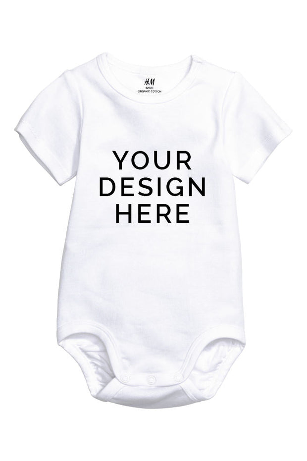 Custom Printed Short Sleeve Onesie Romper Suit - Enthopia