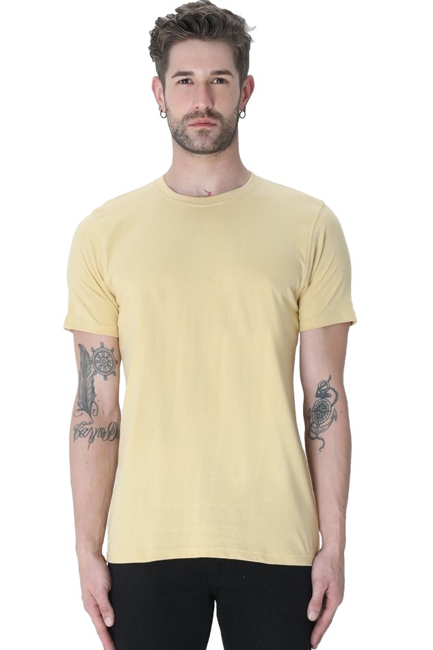 Customised Round Neck Half Sleeves Tshirt - Enthopia