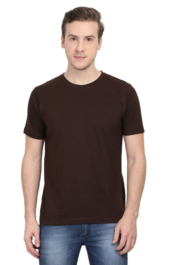 Customised Round Neck Half Sleeves Tshirt - Enthopia