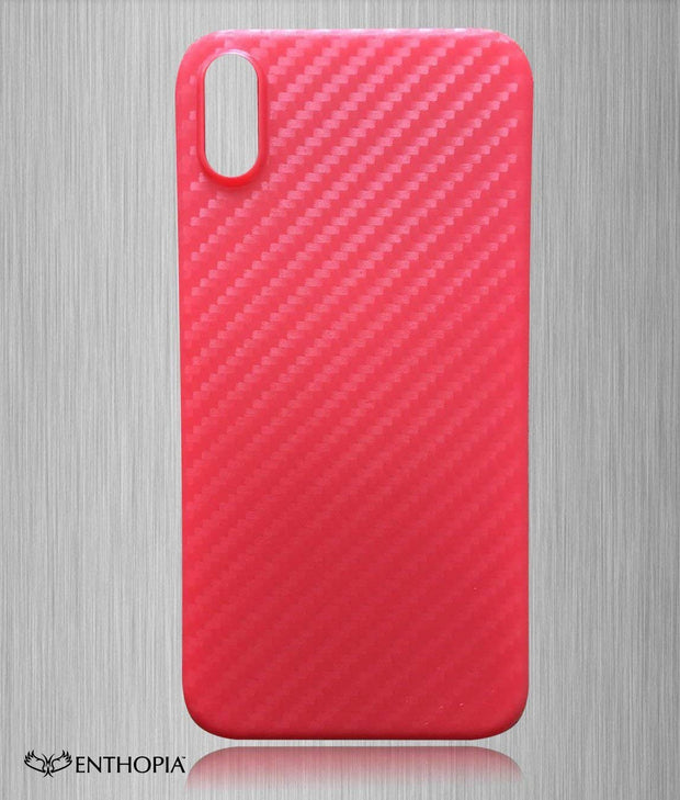 Enthopia Carbon Fiber Super Slim Anti-Slip Grip Full Body Protector Carbon TPU Case For iPhone X (iPhone X, Carbon TPU) - Enthopia