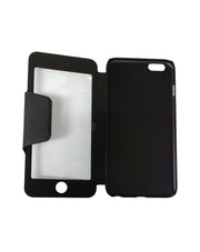 Flip Cover for Apple iPhone 6 Plus /6s Plus(Black) - Enthopia