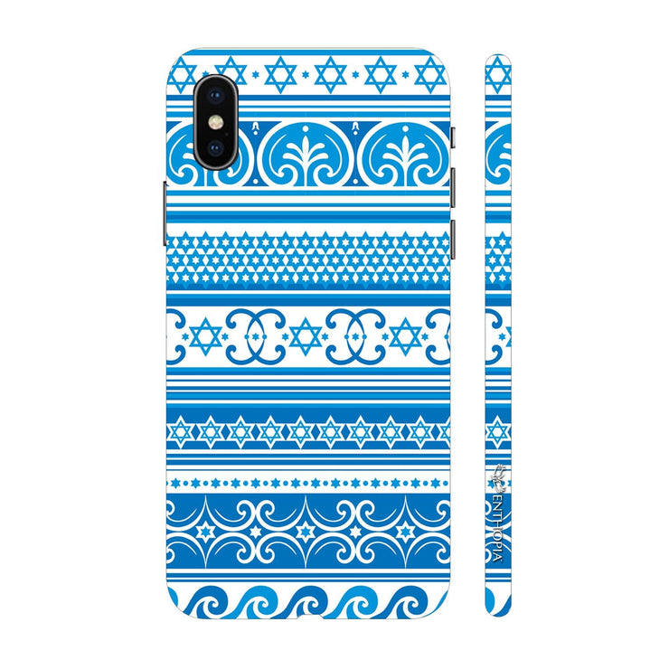 Hardshell Phone Case - Blue Aztec - Enthopia