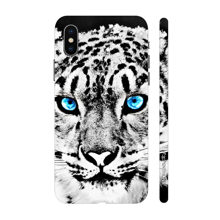 Hardshell Phone Case - Blue Eyed White Cheetah - Enthopia
