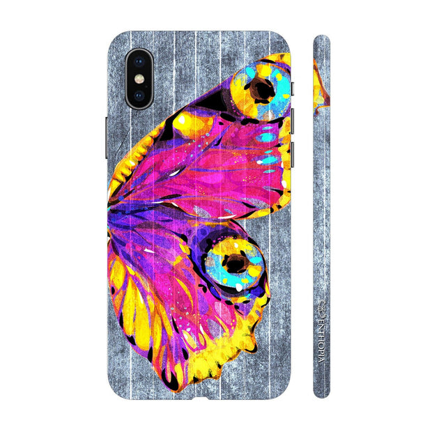 Hardshell Phone Case - Butterfly on a Grey Wall - Enthopia