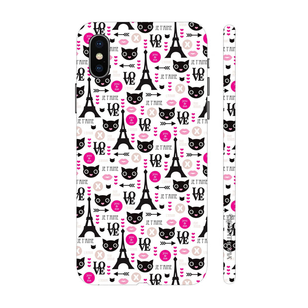 Hardshell Phone Case - Cat in Paris - Enthopia