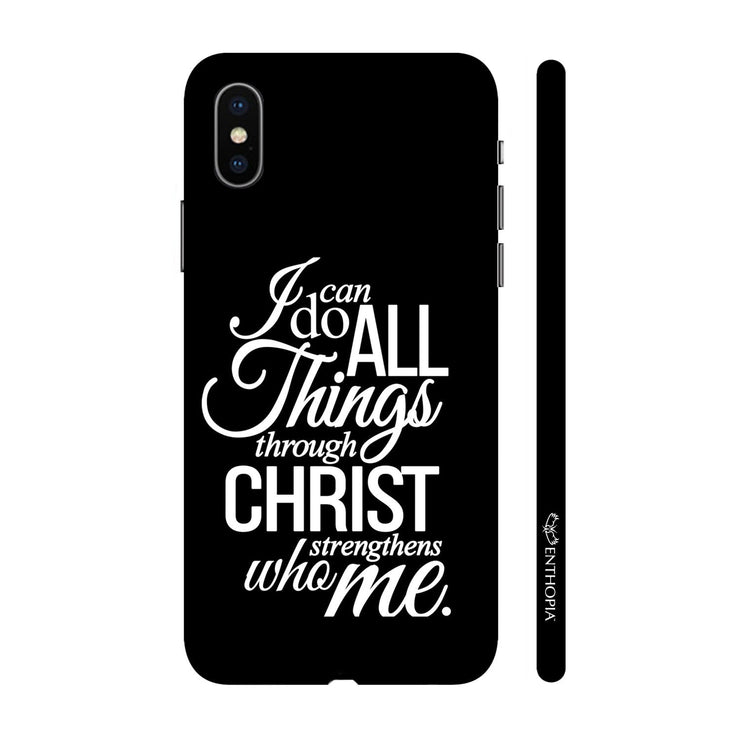 Hardshell Phone Case - Christ Gives me Strength - Enthopia