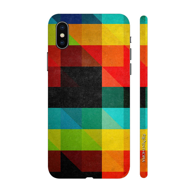 Hardshell Phone Case - Coloured Blackboard Triangle - Enthopia