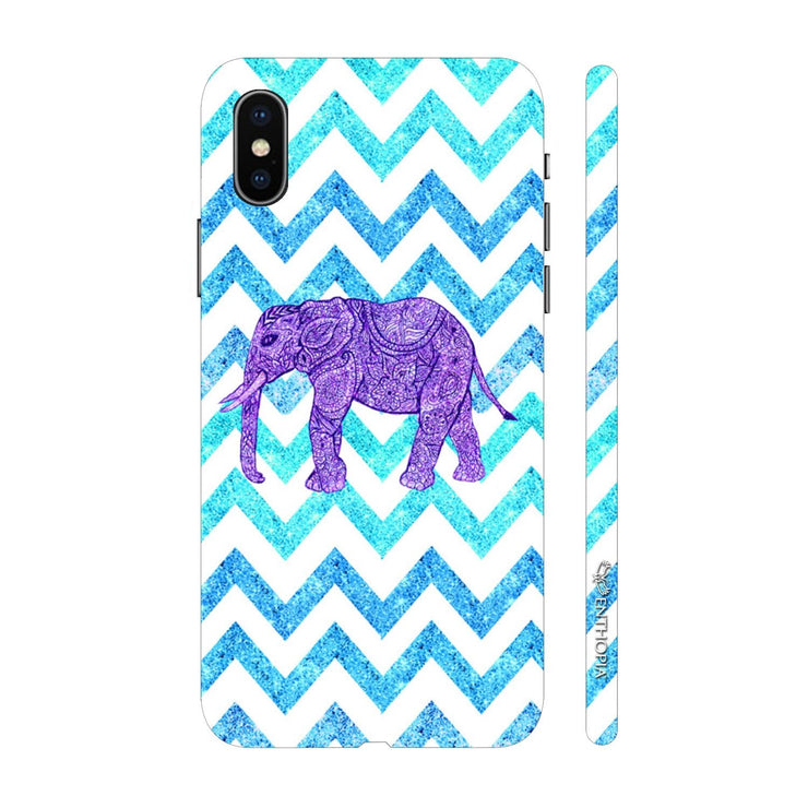 Hardshell Phone Case - Elephant Chevron - Enthopia