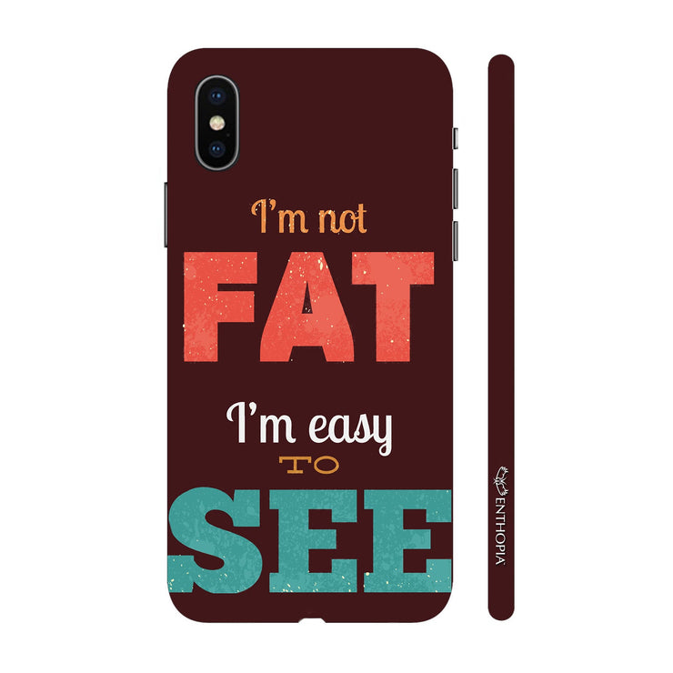 Hardshell Phone Case - Fat is easy to See - Enthopia