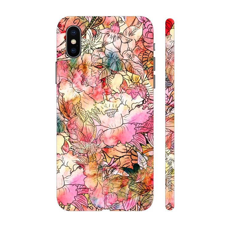 Hardshell Phone Case - Flowery Print - Enthopia