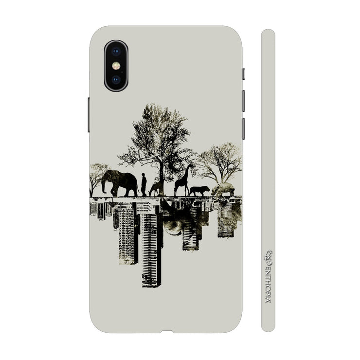 Hardshell Phone Case - Forest Vs City - Enthopia