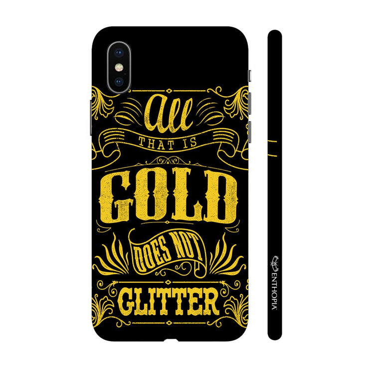 Hardshell Phone Case - Gold does not glitter - Enthopia
