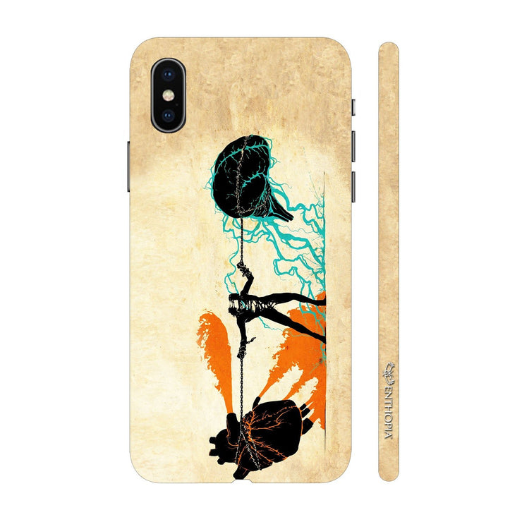 Hardshell Phone Case - Heart Vs Brain - Enthopia