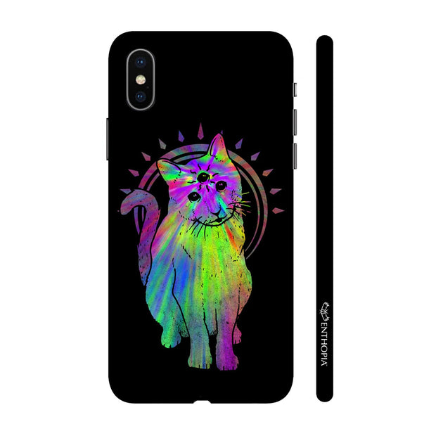 Hardshell Phone Case - Hypnotic Cat - Enthopia