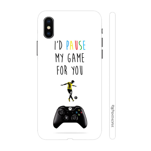 Hardshell Phone Case - I'd Pause My Game For You - Enthopia
