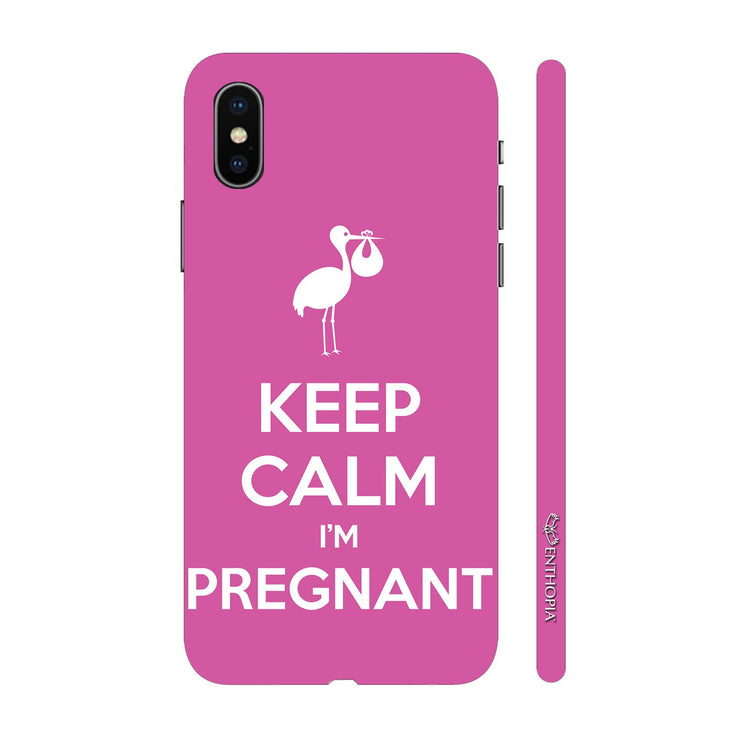Hardshell Phone Case - Keep Calm I'm Pregnant - Enthopia