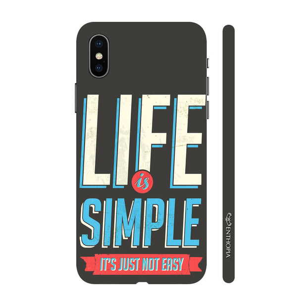 Hardshell Phone Case - Life Is Simple - Enthopia