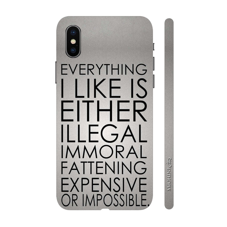 Hardshell Phone Case - Like The Immoral - Enthopia