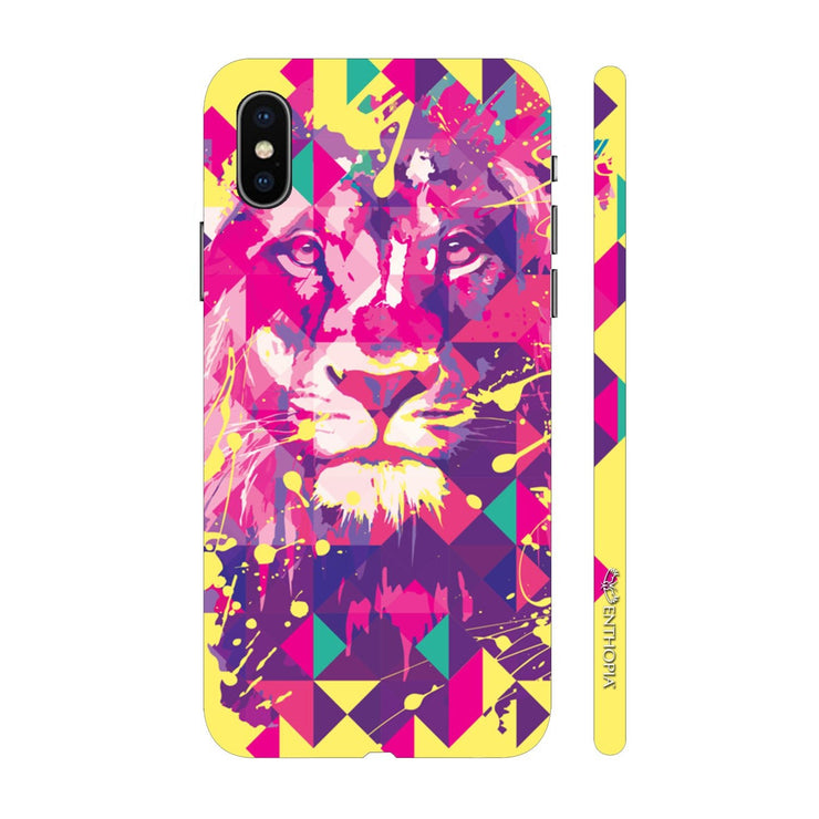 Hardshell Phone Case - Lion Art Yellow - Enthopia