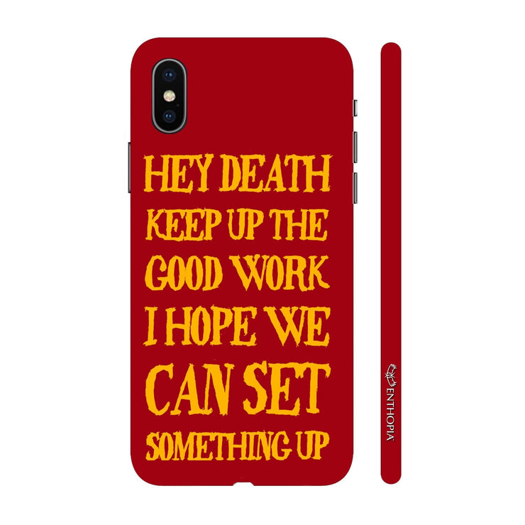 Hardshell Phone Case - Message to Death - Enthopia
