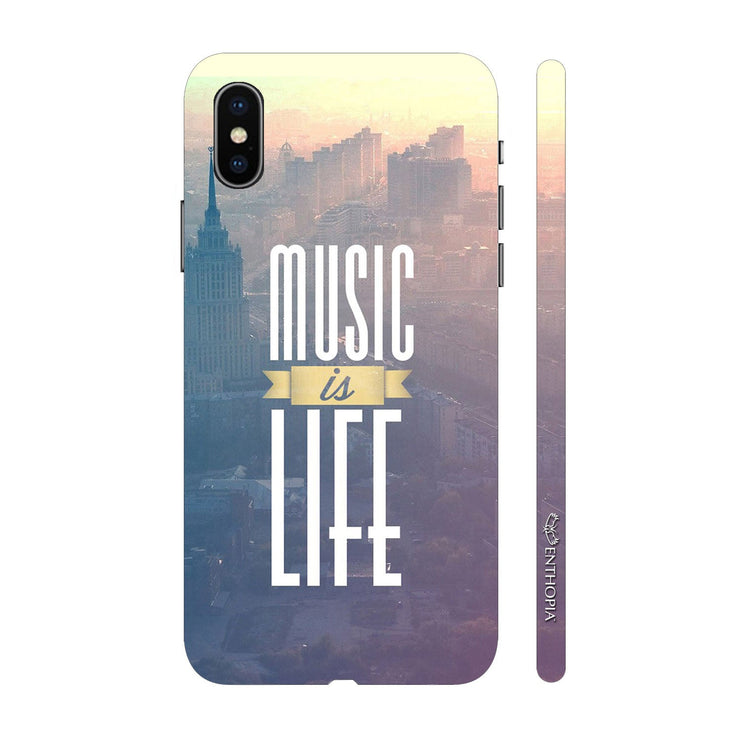 Hardshell Phone Case - Music If Life In The City - Enthopia