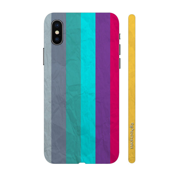 Hardshell Phone Case - Paper Stripes - Enthopia