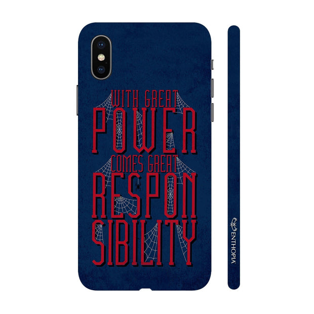 Hardshell Phone Case - Power With Responsibilty - Enthopia