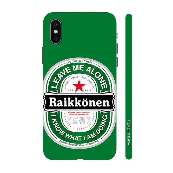 Hardshell Phone Case - Raikkonen Leave Me Alone - Enthopia