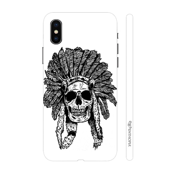 Hardshell Phone Case - Red Indian Skull - Enthopia