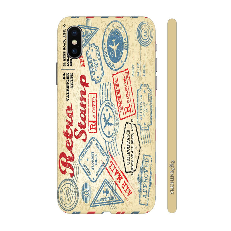 Hardshell Phone Case - Retro Stamp - Enthopia