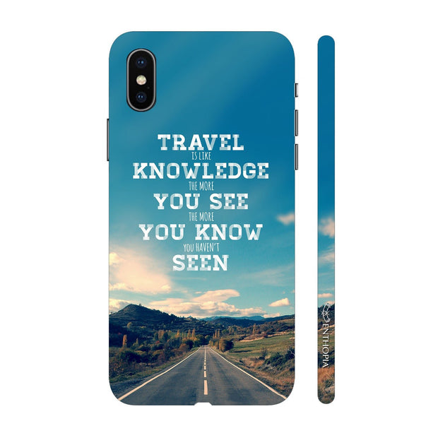Hardshell Phone Case - Travel is Knowledge - Enthopia