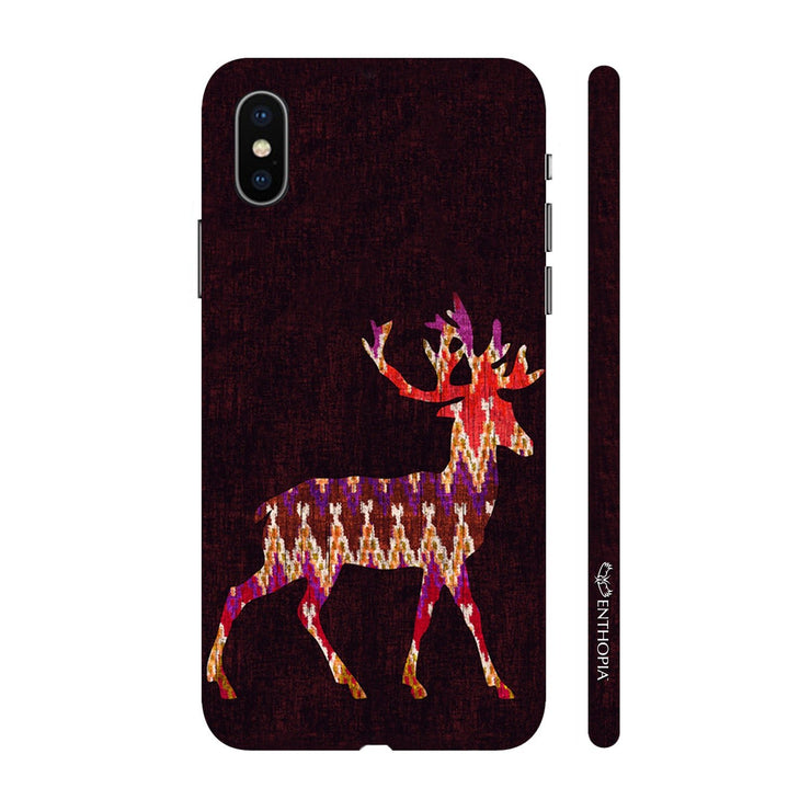 Hardshell Phone Case - Wintery Deer - Enthopia