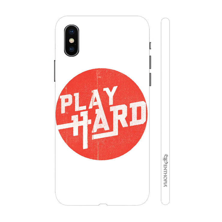 Hardshell Phone Case - Work Hard Play Hard - Enthopia