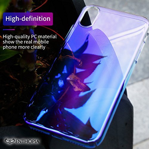 IPhone X Gradient Back Cover (Blue) - Enthopia