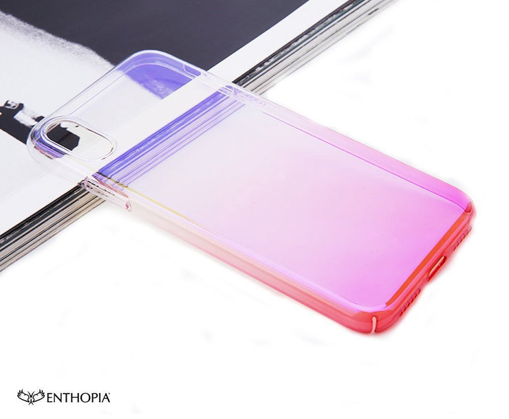IPhone X Gradient Back Cover (Blue) - Enthopia
