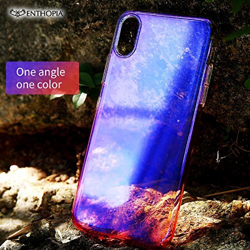 IPhone X Gradient Back Cover (Blue) - Enthopia