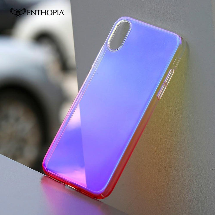 IPhone X Gradient Back Cover (Blue) - Enthopia